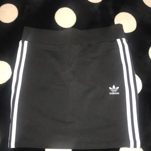 Adidas three stripe bodycon skirt